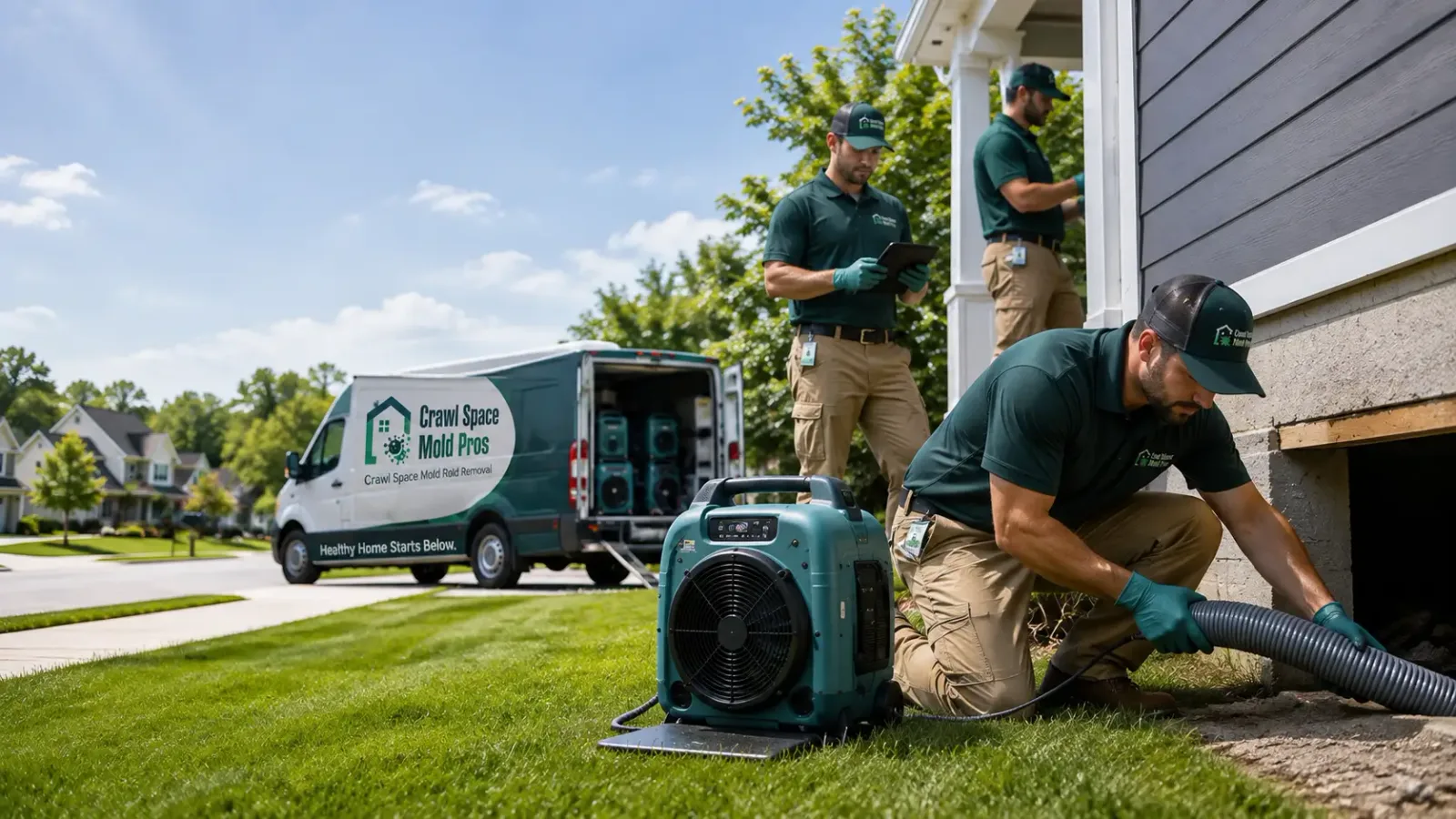 Crawl Space Mold Removal in Marinette, WI